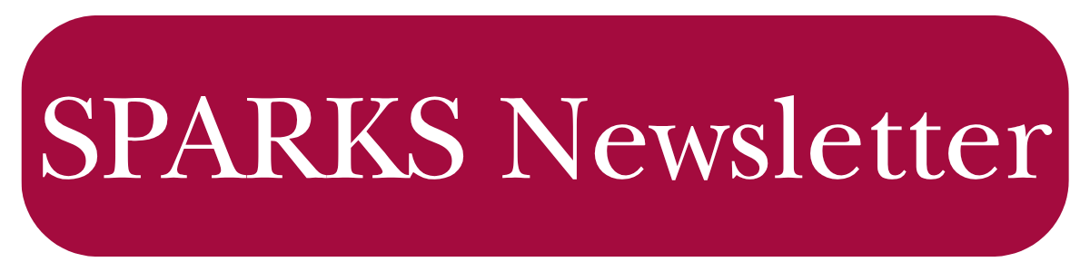 Red button with white text "SPARKS Newsletter"